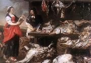 Adriaen Van Utrecht Fishmonger's Stall oil on canvas